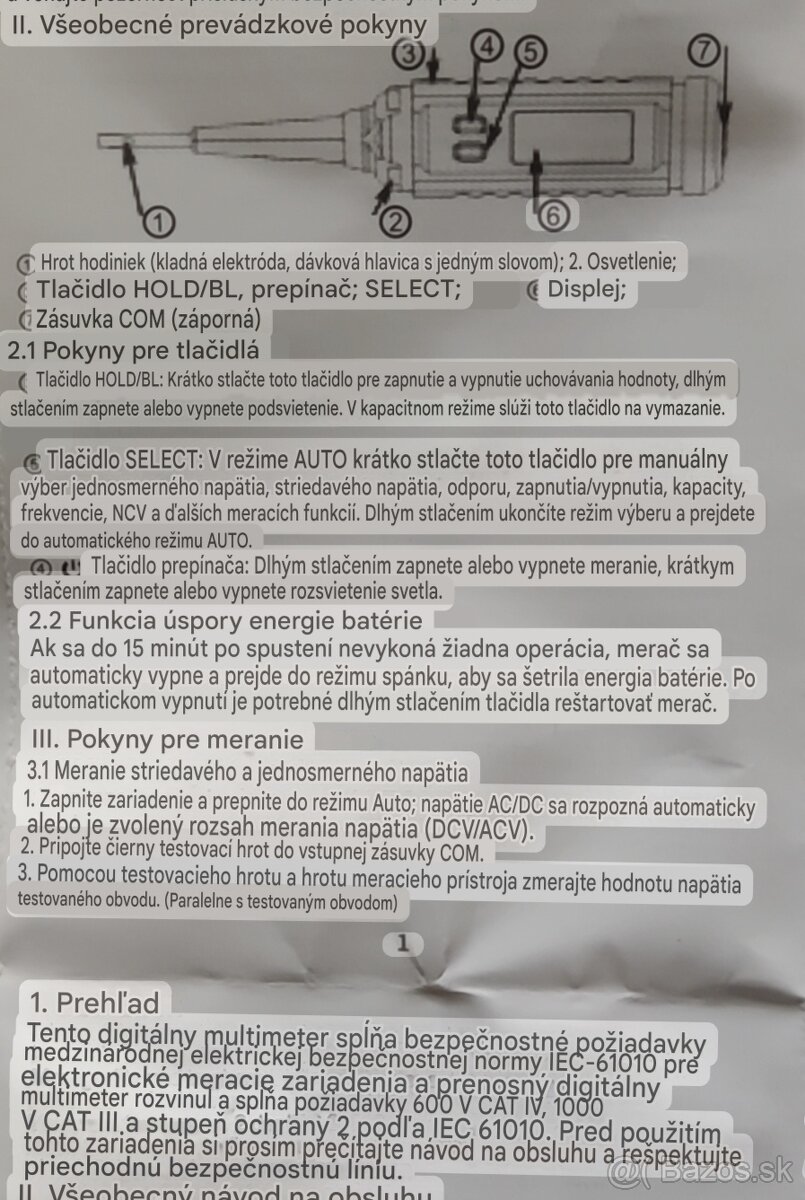 Multimeter ANENG - 4