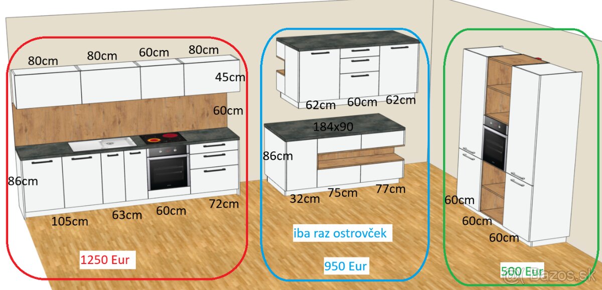 Moderná šedá kuchyňa s ostrovčekom - 4