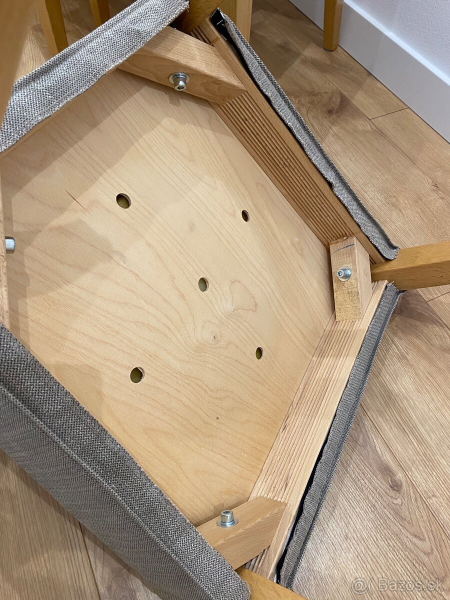 Predám 6ks jedálenských stoličiek IKEA - 4