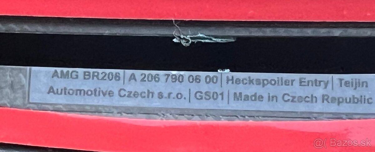 Mercedes C W206 C43 AMG Carbon spoiler ORIGINAL - 4