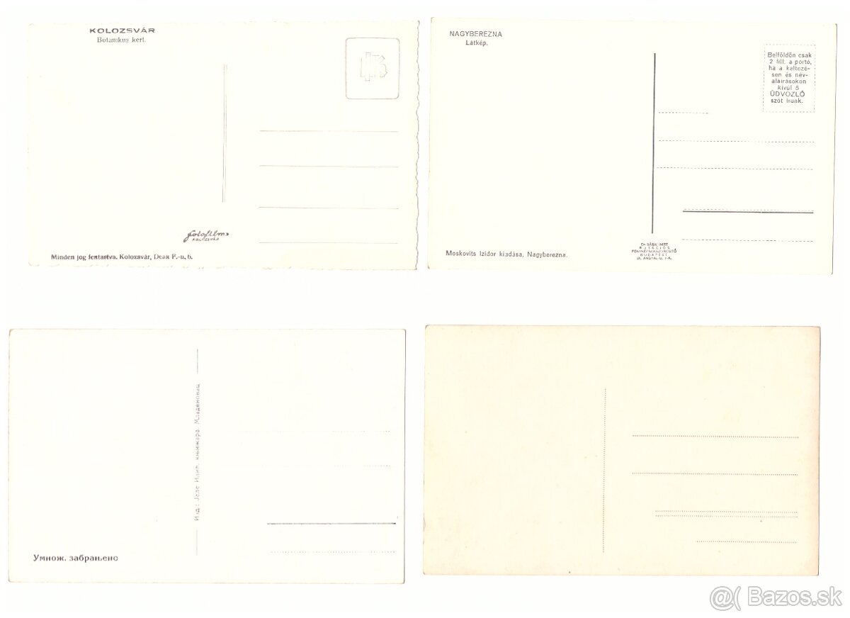 Pohľadnice Maďarsko Poľsko Balkán - 4