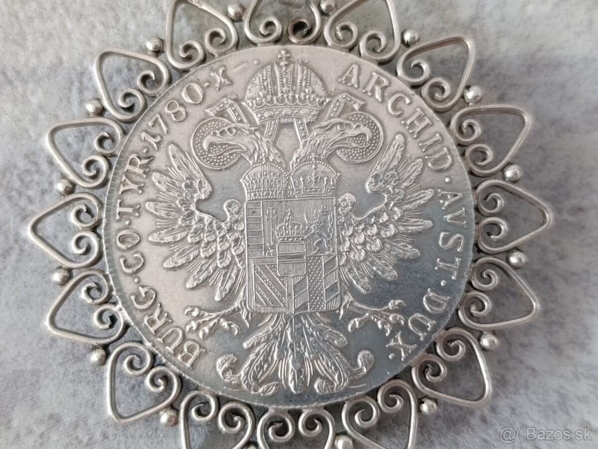 Tolar Marie Terezie(zřejmě novorazba), PUNC, AG, STRIBRO - 4