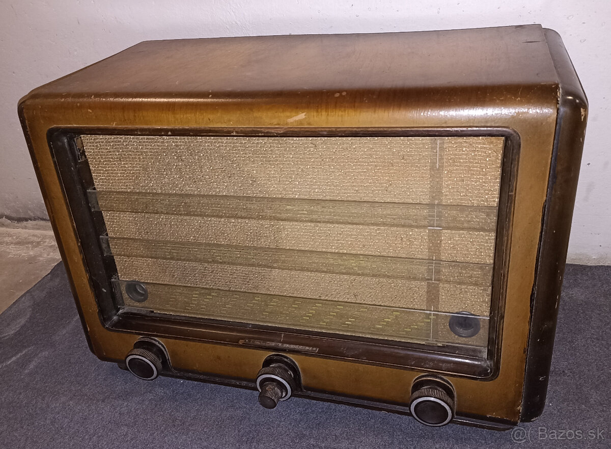 Staré retro rádio Telefunken Pamir - 4