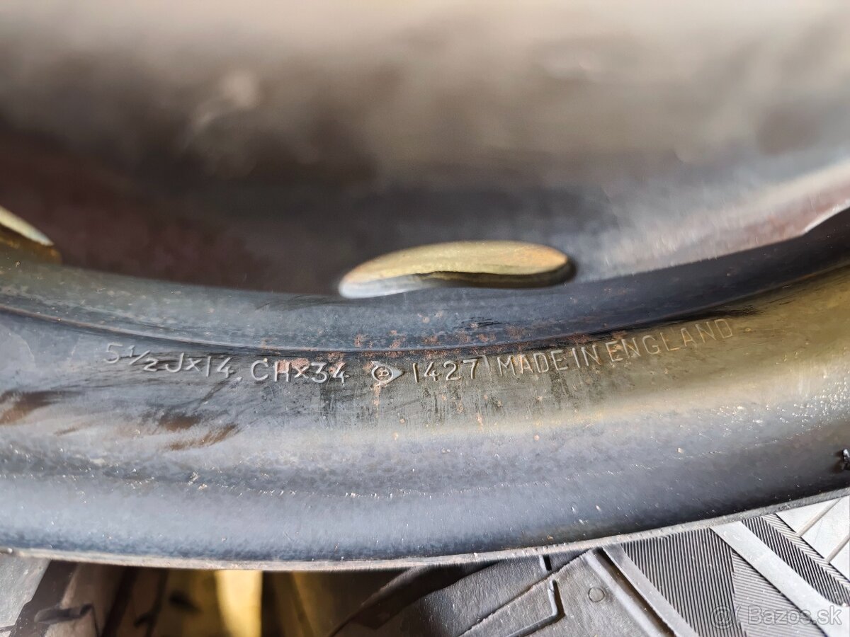 R14, 4x108 plechové disky - 4