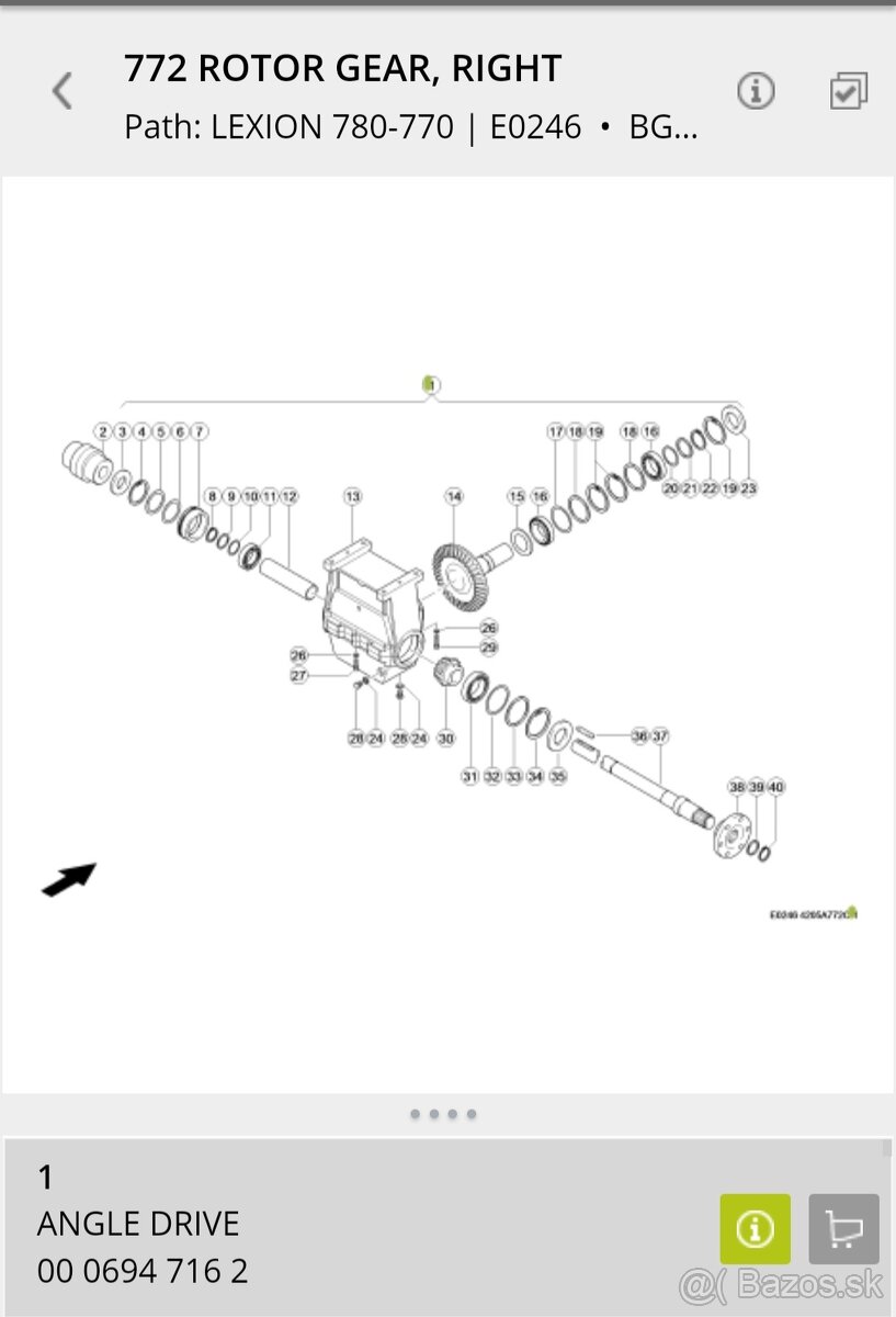 Lexion rotorove prevodovky - 4