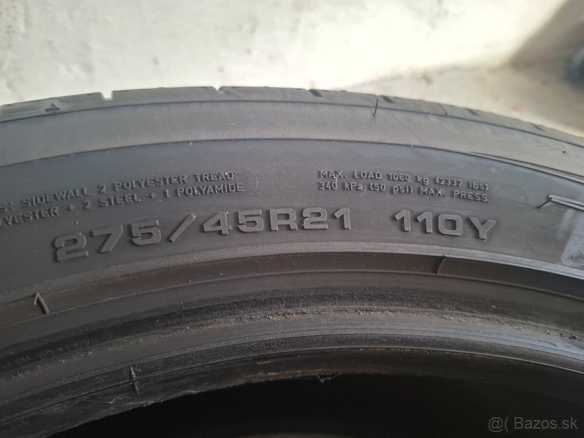 275/45 r21 letne pneumatiky Dunlop - 4