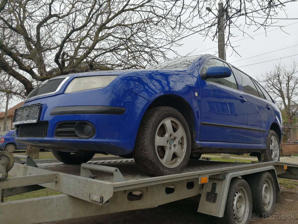 Fabia 1 kombi na diely, bez korózie, modrá - 4