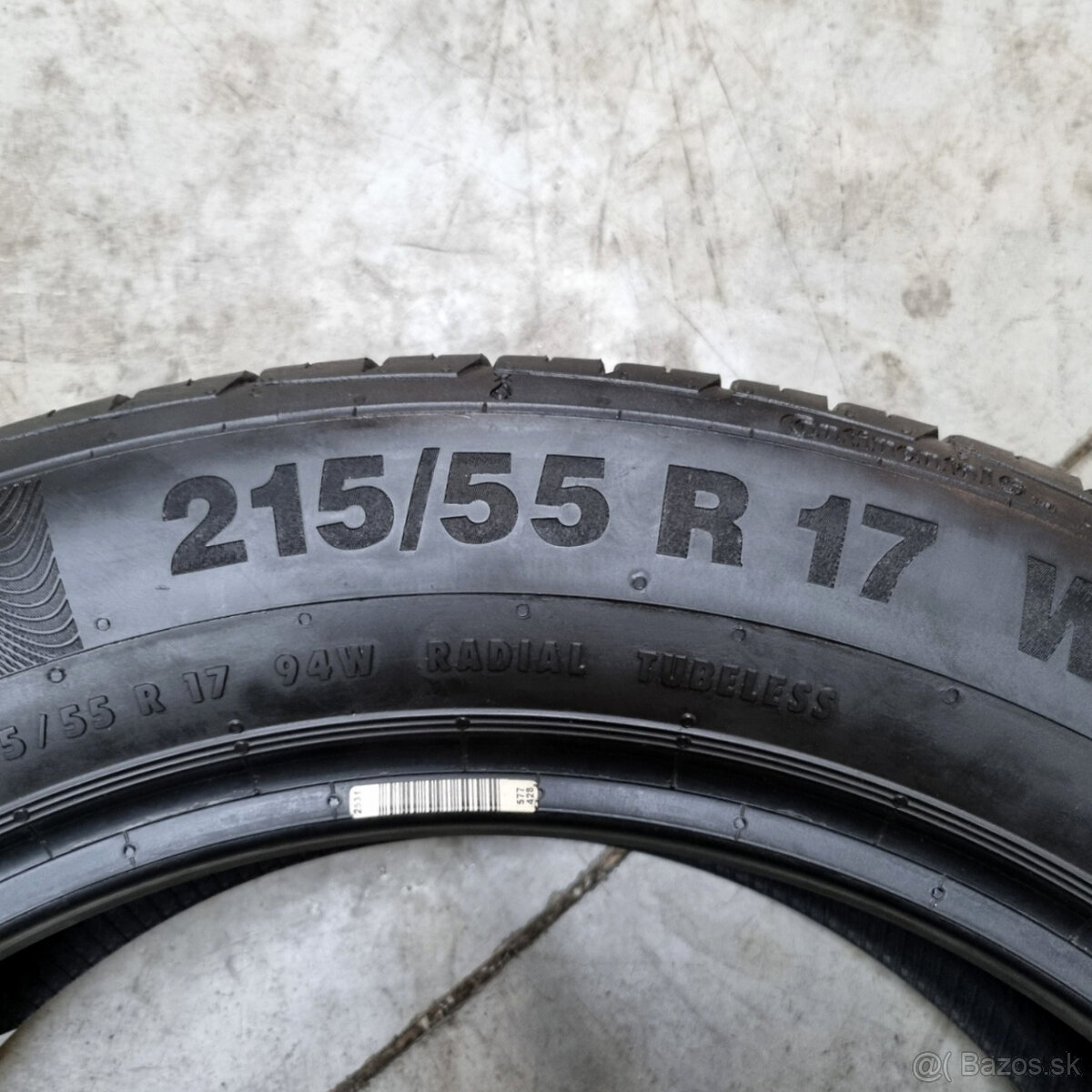 Letné pneumatiky 215/55 R17 CONTINENTAL - 4