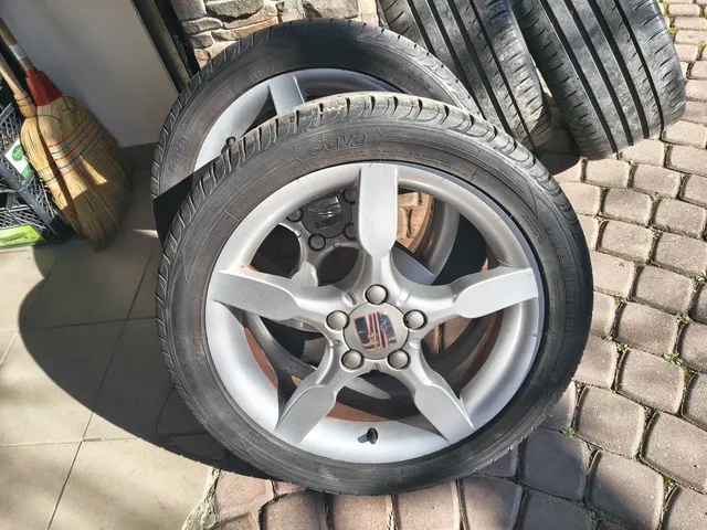 Elektróny 5x112 R17 + letné pneu. - 4