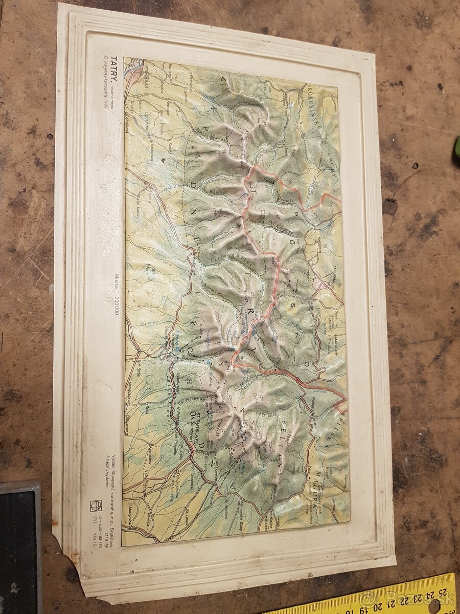 predam retro 3D mapa tatier plast - 4