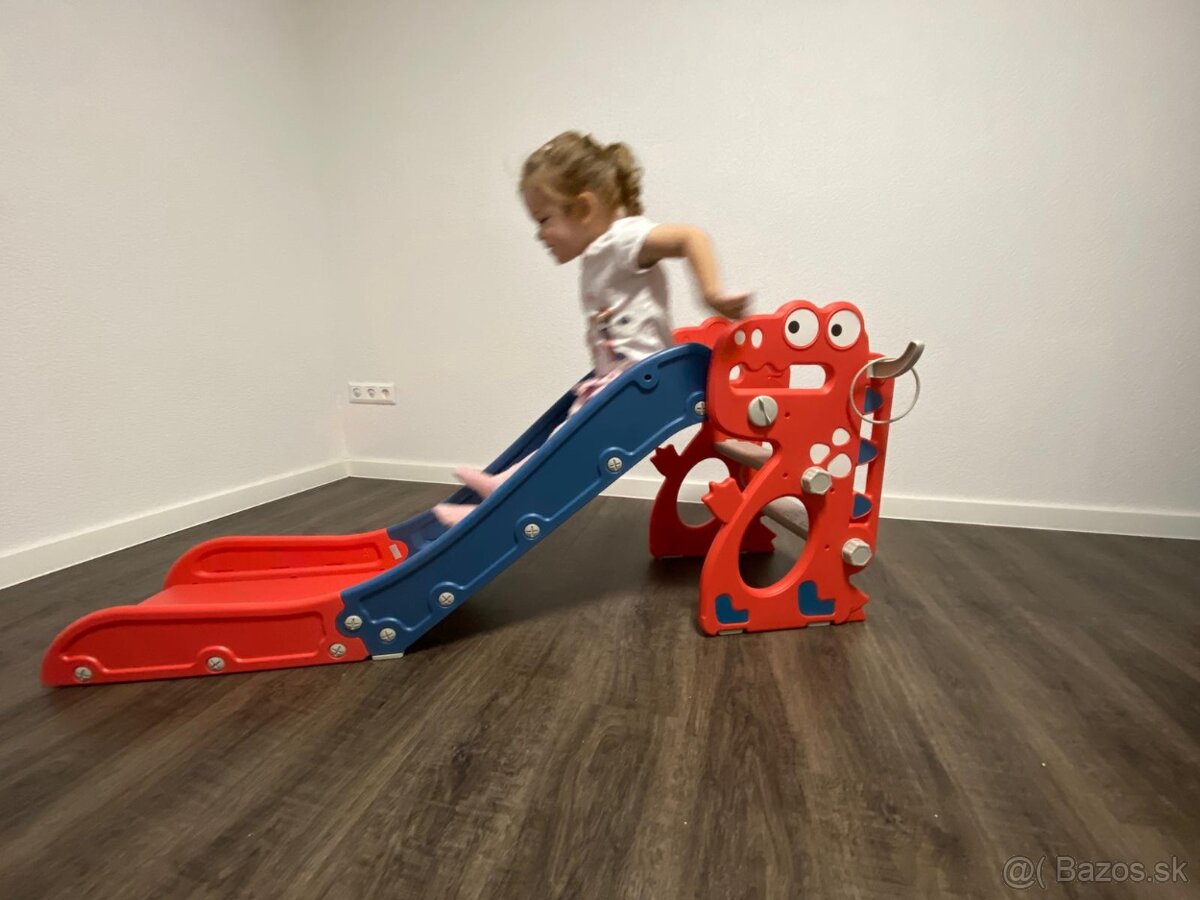 Predám veselú detskú šmýkačku DINO - 4