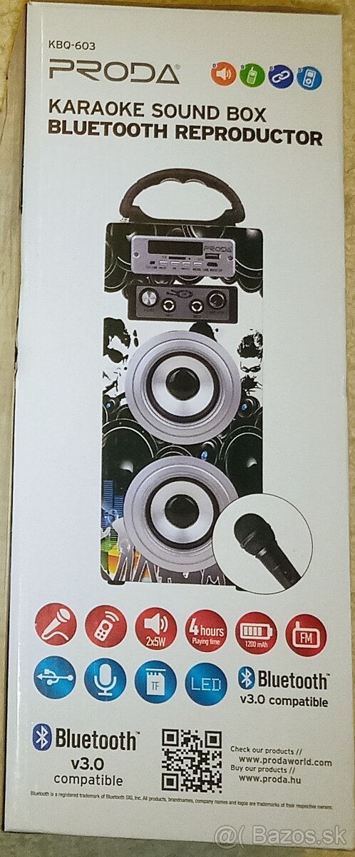 Reprák karaoke party rádio + mikrofon - Kontakt e-mailom - 4