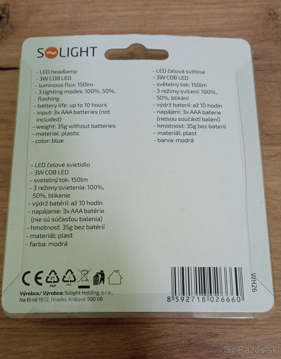LED Celovka Solight NOVA - 4