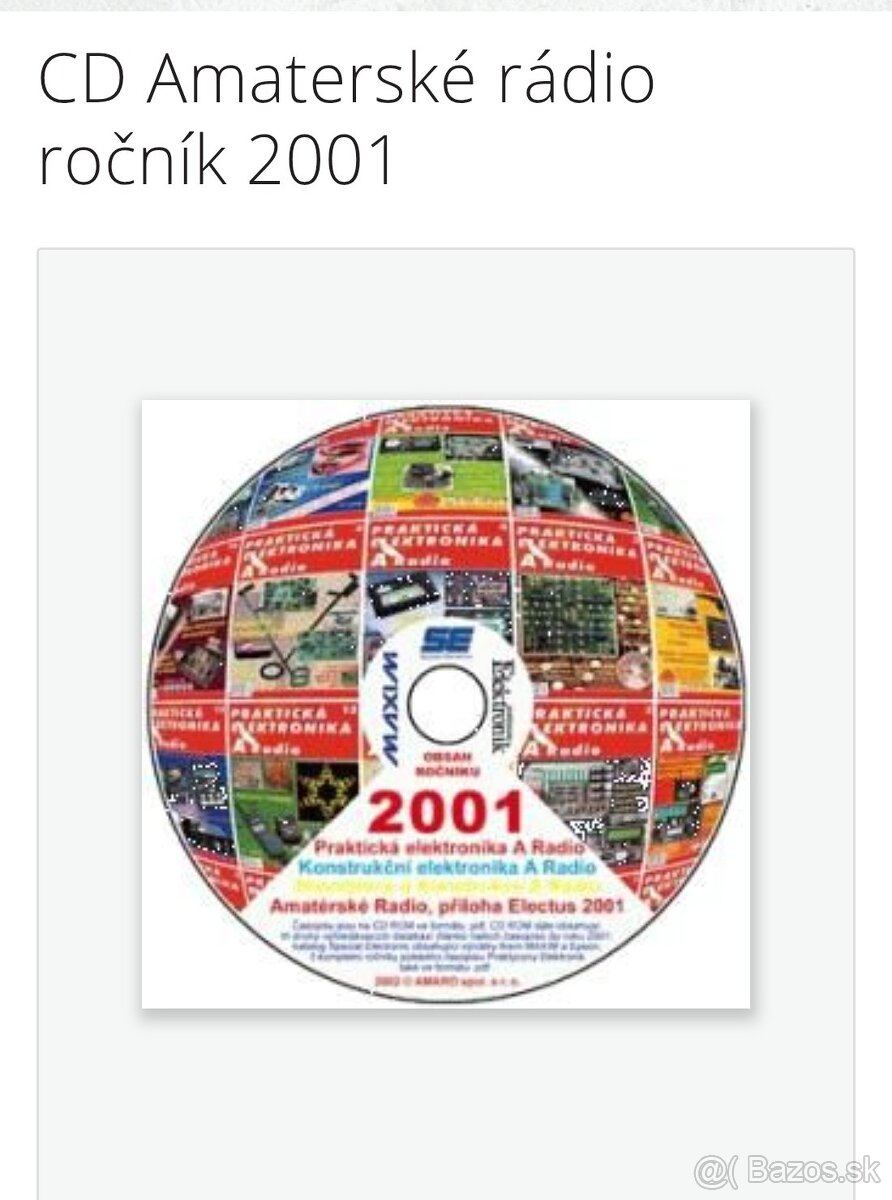 Predám ročníky Amatérske rádio na cd + katalógy KTE na CD - 4