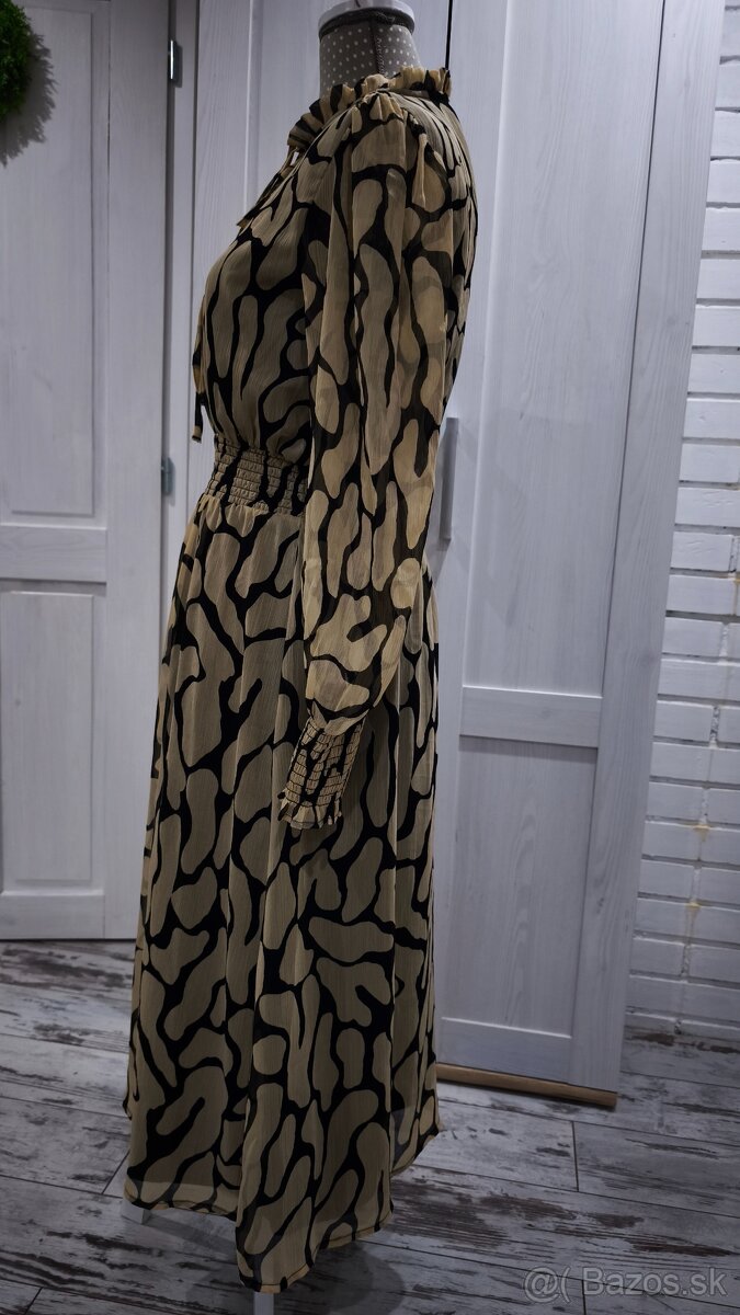 Elegantné midi šaty - 4