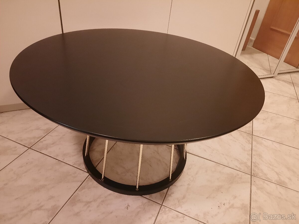 Konferenčný stolík čierny / čítajte popis - 4