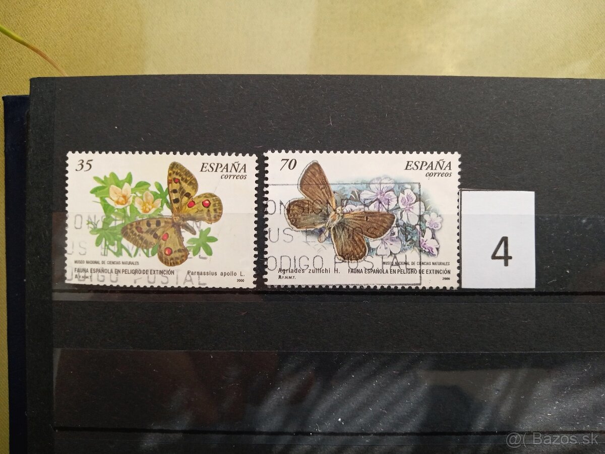 Poštové známky č.468 - ŠPANIELSKO - 15 sérií - 4