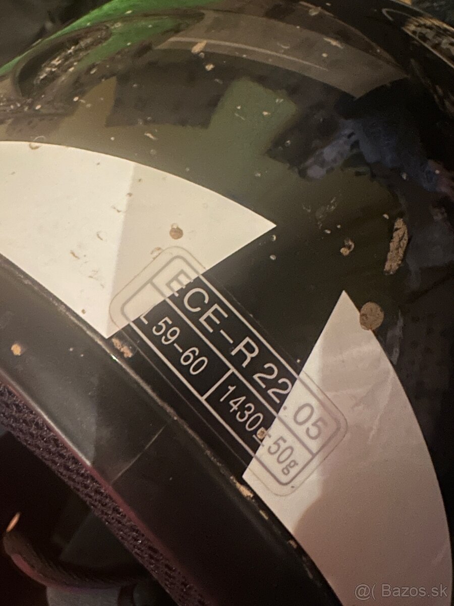 Predám prilbu na motorku motocross + rukavice - 4