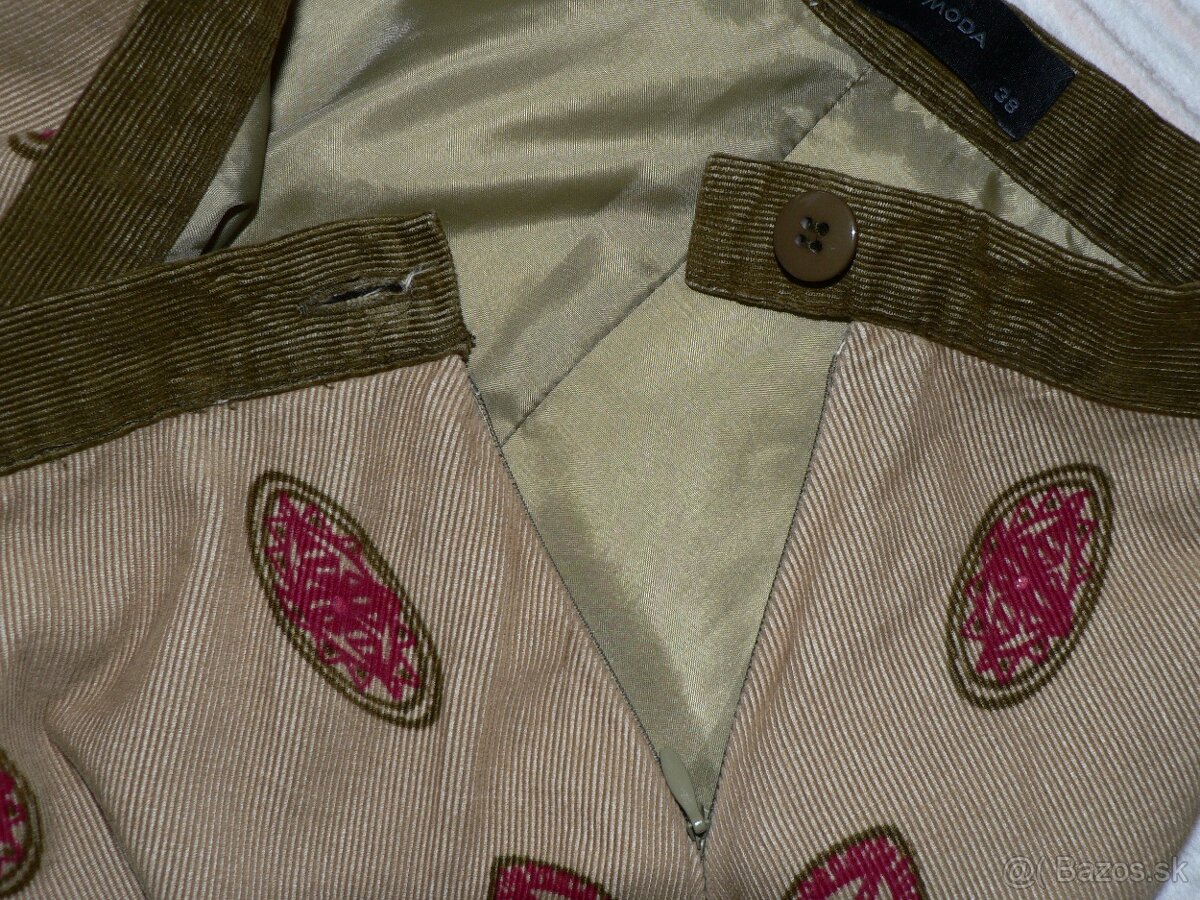 menčestrová sukňa č.38 - 4