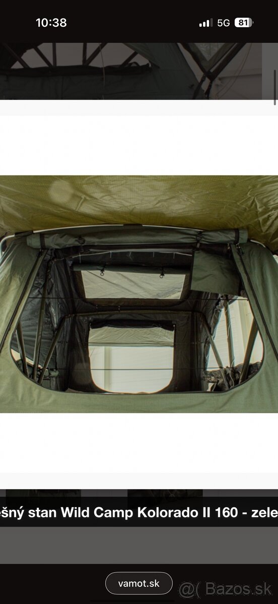 Predám strešný stan wildcamp - 4