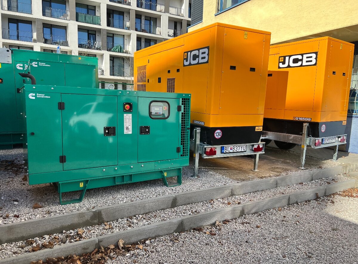 Elektrocentrála JCB 165 kVA na prenájom - 4