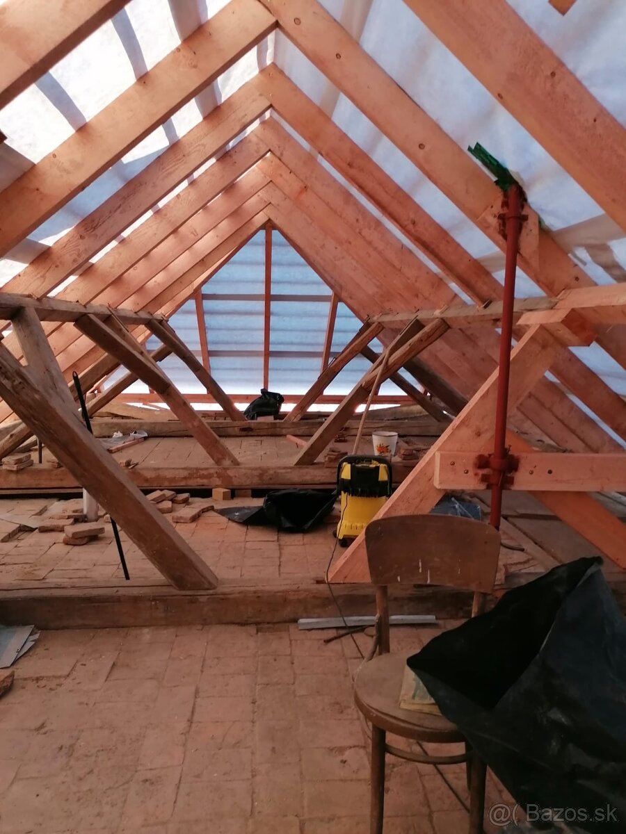 Kompletná realizácia striech ,práca z drevom_ - 4