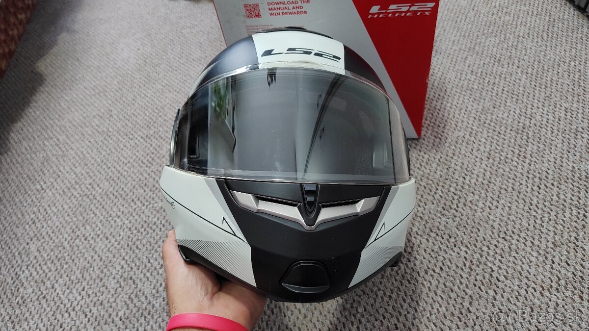 Predám preklopnú helmu LS2 FF393 covert hawk veľkosť L - 4