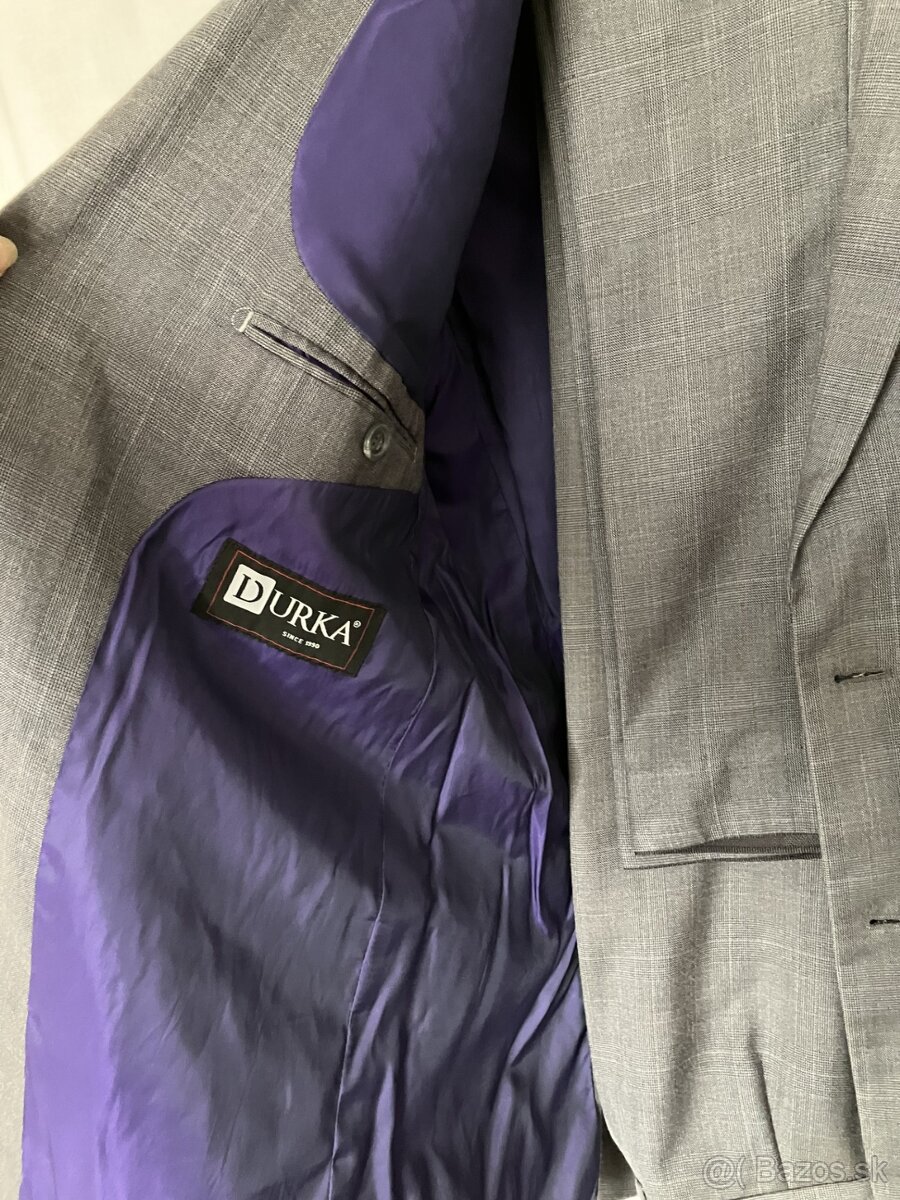 Pánsky kvalitný oblek EU veľkosť 52 - 4