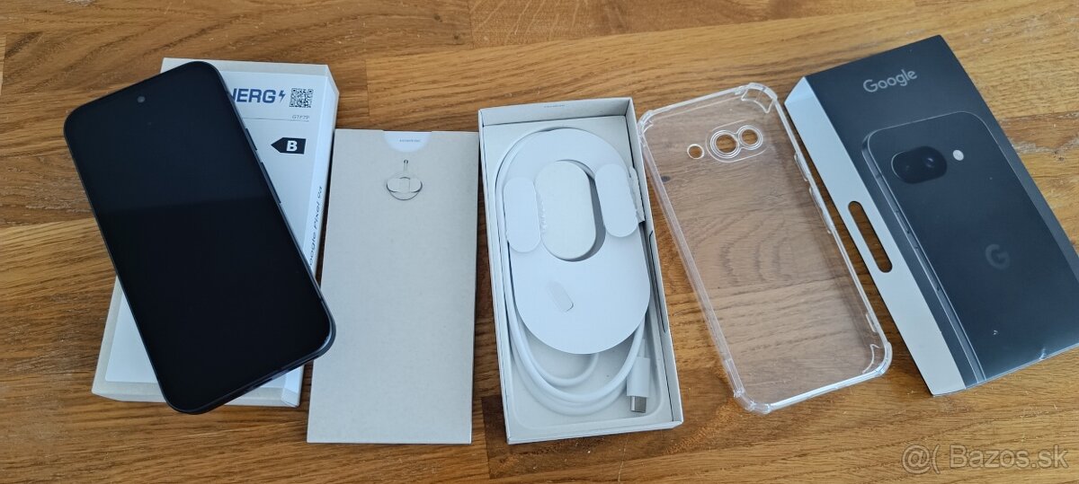 NOVY, NEPOUZIVANY Google Pixel 9a 8GB/128GB Obsidian + Obal - 4