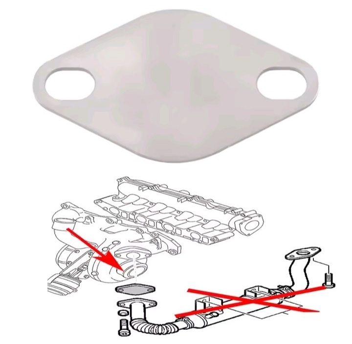 ALFA ROMEO,FIAT zaslepky EGR - 4