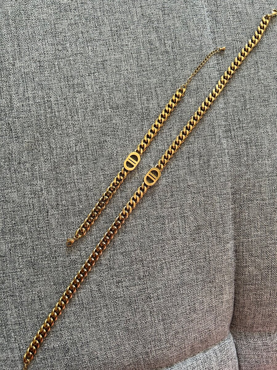 Náhrdelník a náramok Dior - 4