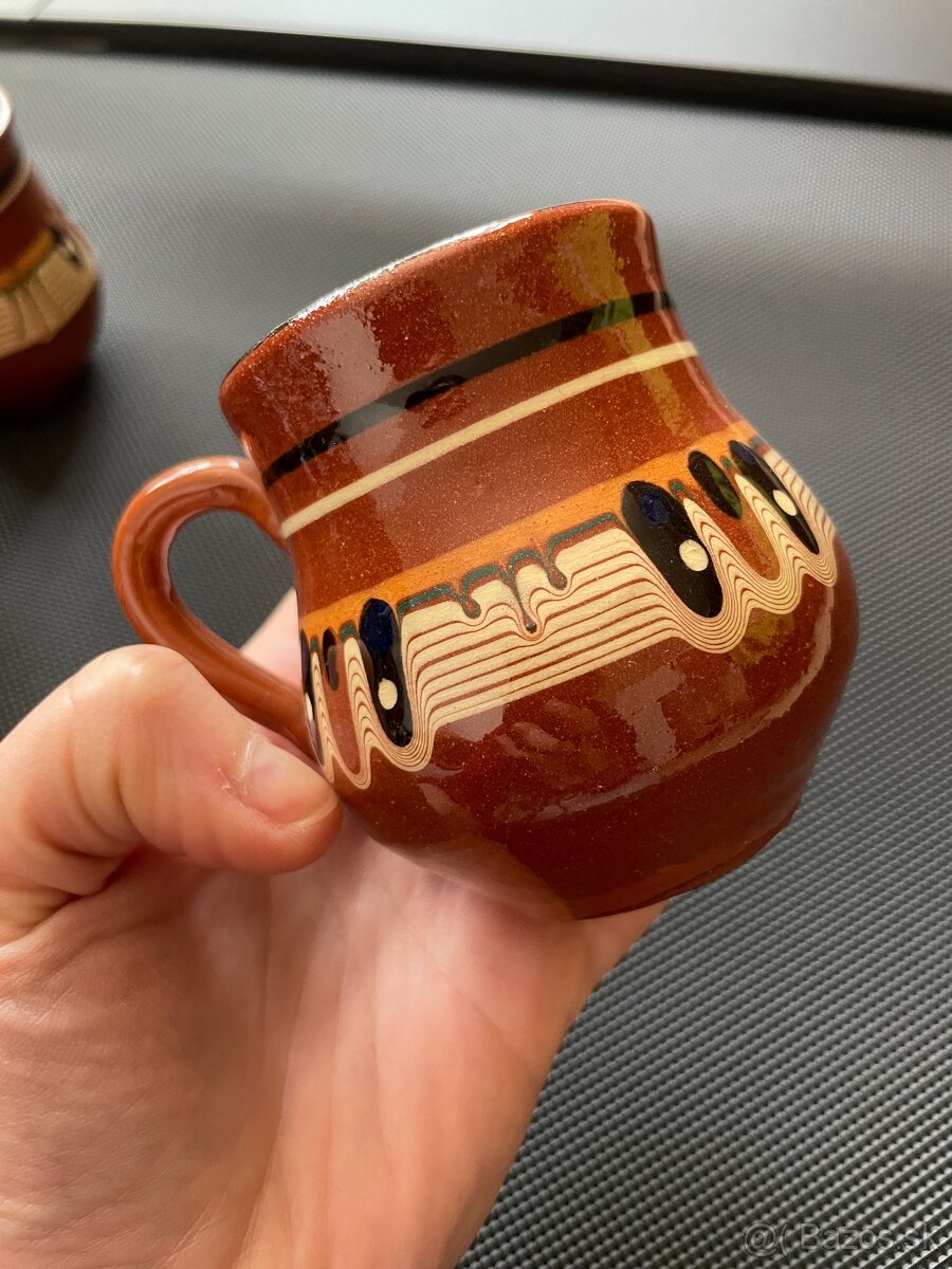 Hlinená súprava na víno - 4