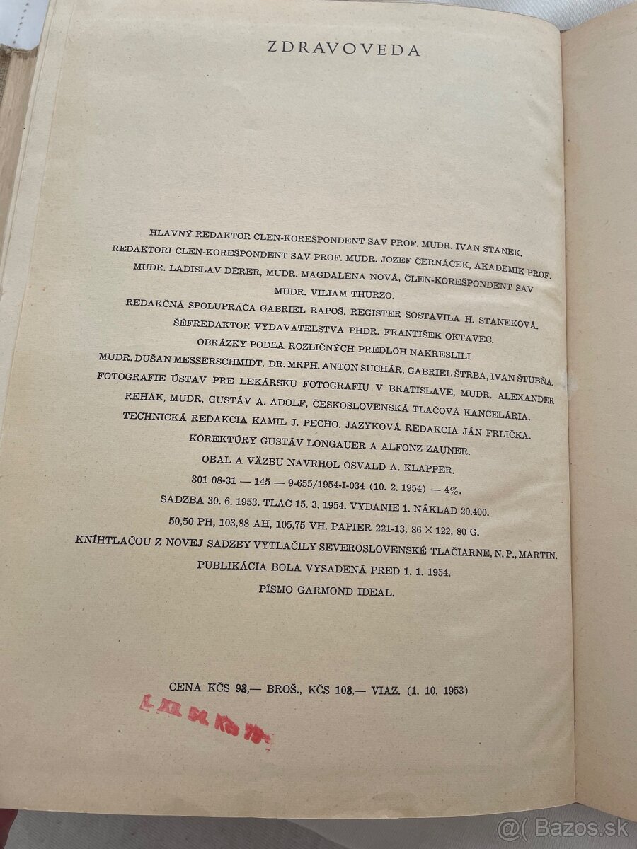 Zdravoveda 1953 - 4