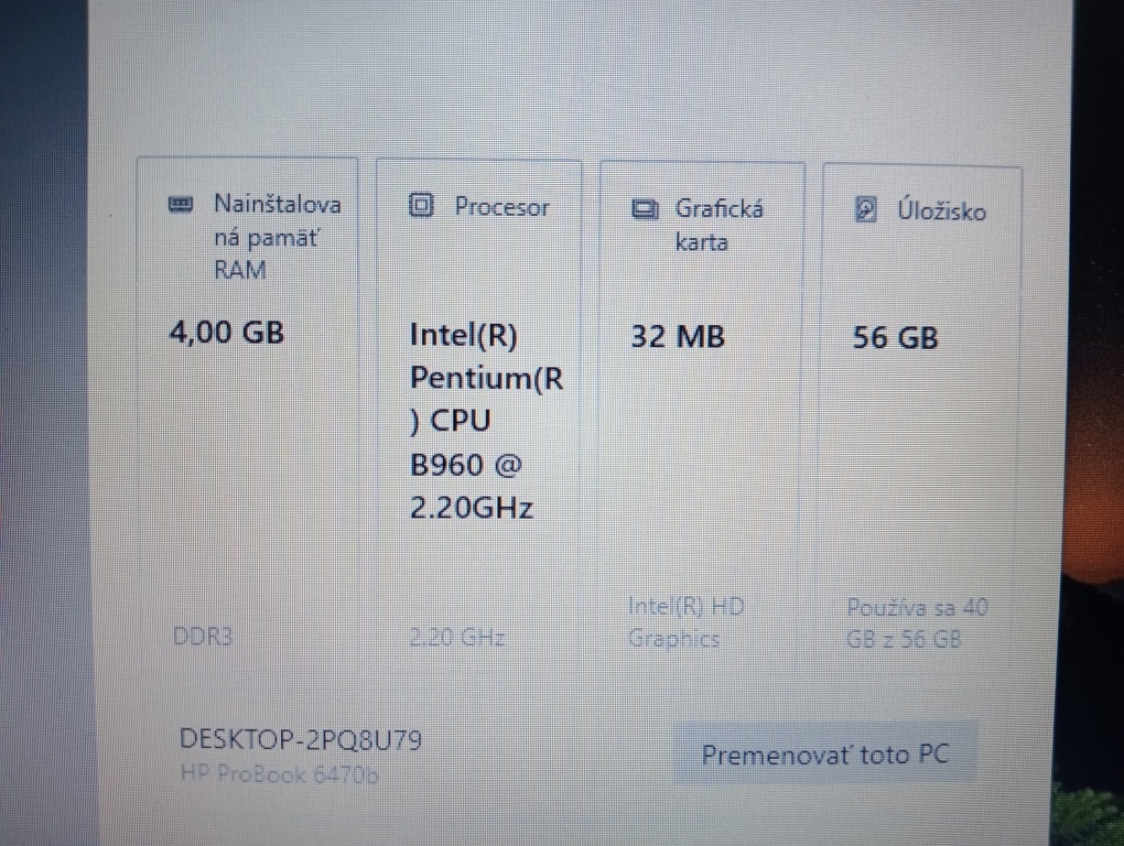 predám notebook HP PROBOOK 6470B , Windows 10 - 4