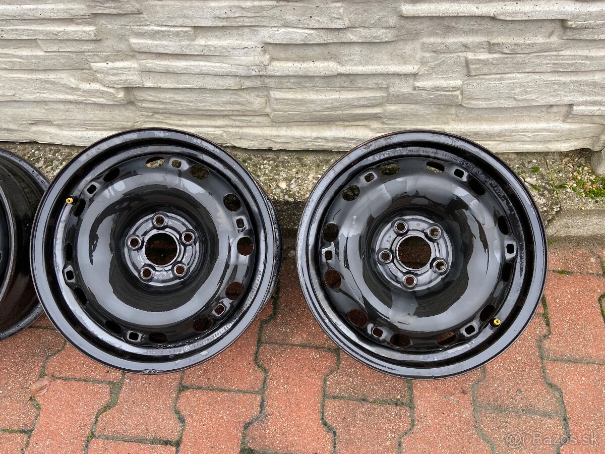 5x100 R15 plechové disky - 4