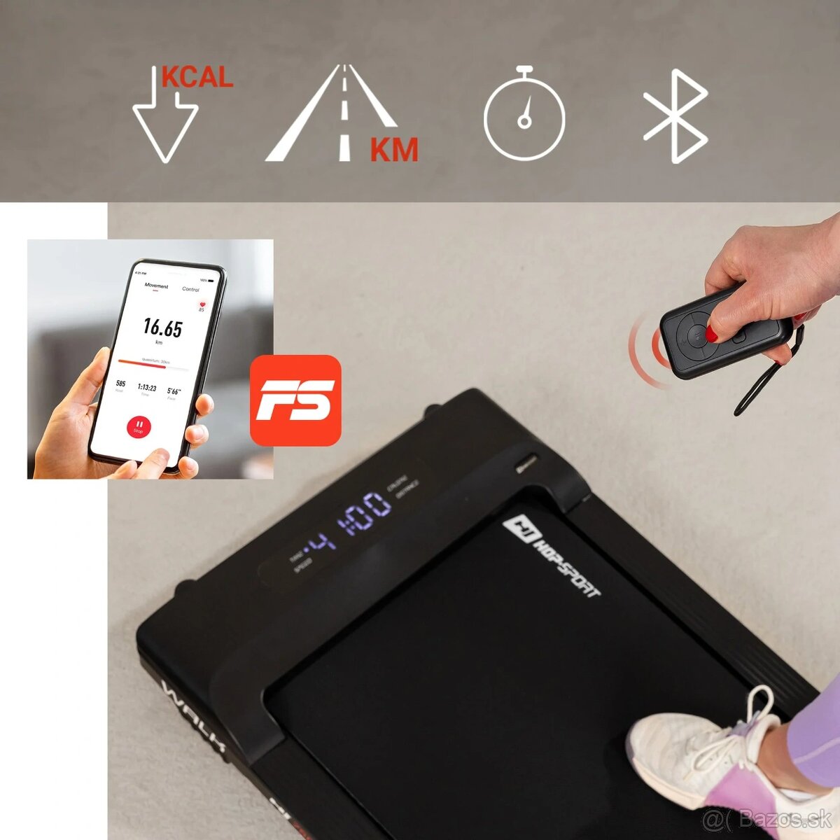 Bežecký pás HS-750WP Walk - 4