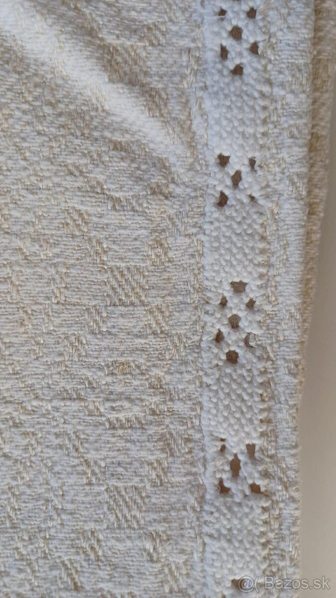 starý ľanový obrus - 4