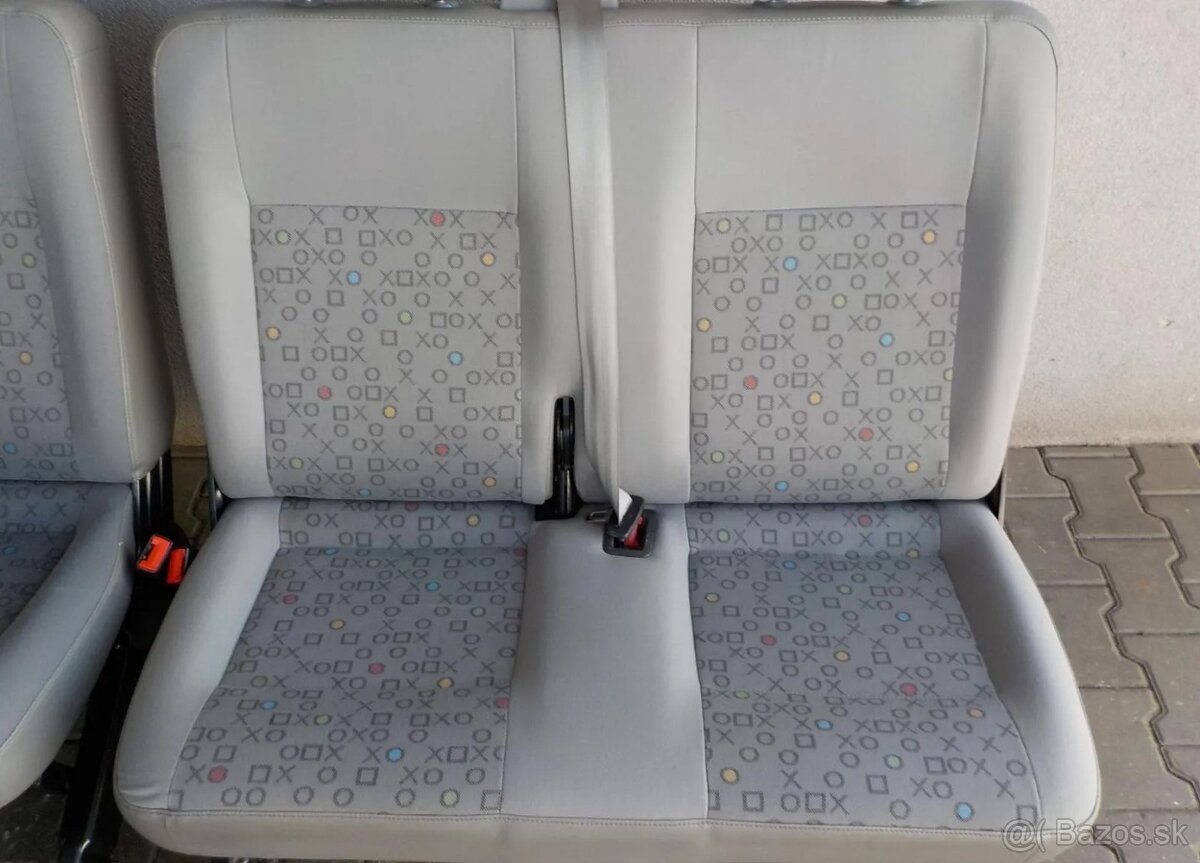 Sedadlá 2 rada VW T5 - 4