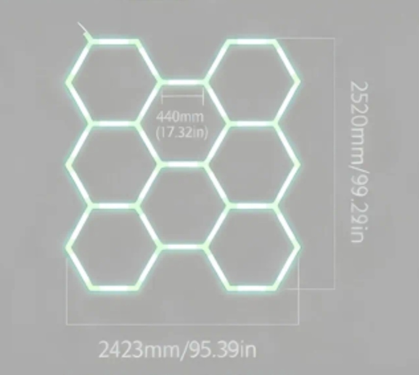 LED Hexagon svetlo - 4