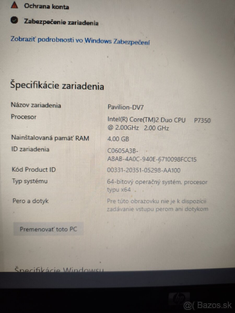 Notebook HP - 4