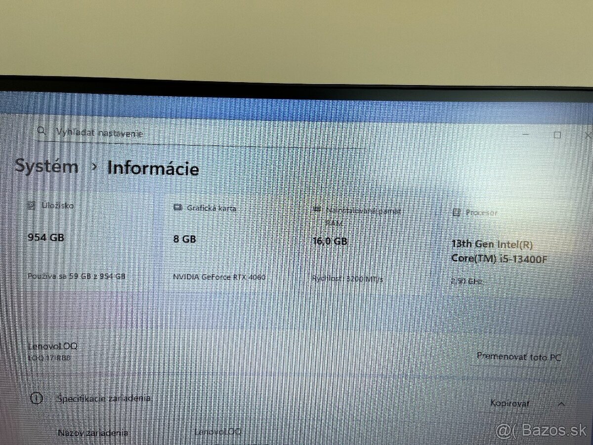 Herný počítač LENOVO LOQ 17IRB8 rok záruka Nay - 4