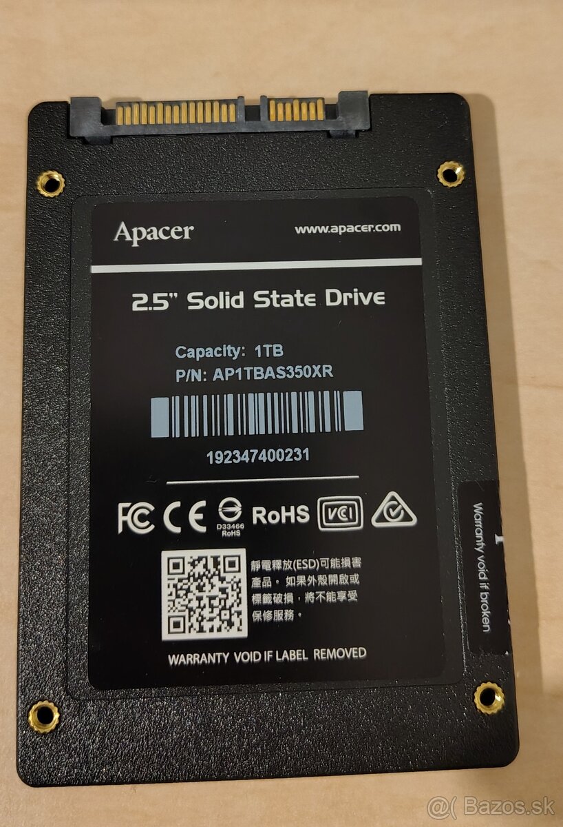 1TB SSD APACER AS350X - 4