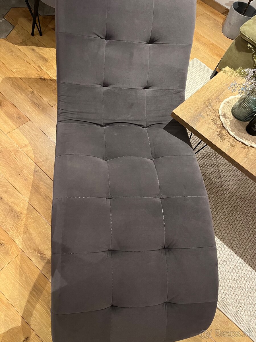 Sivá leňoška taburet - 4