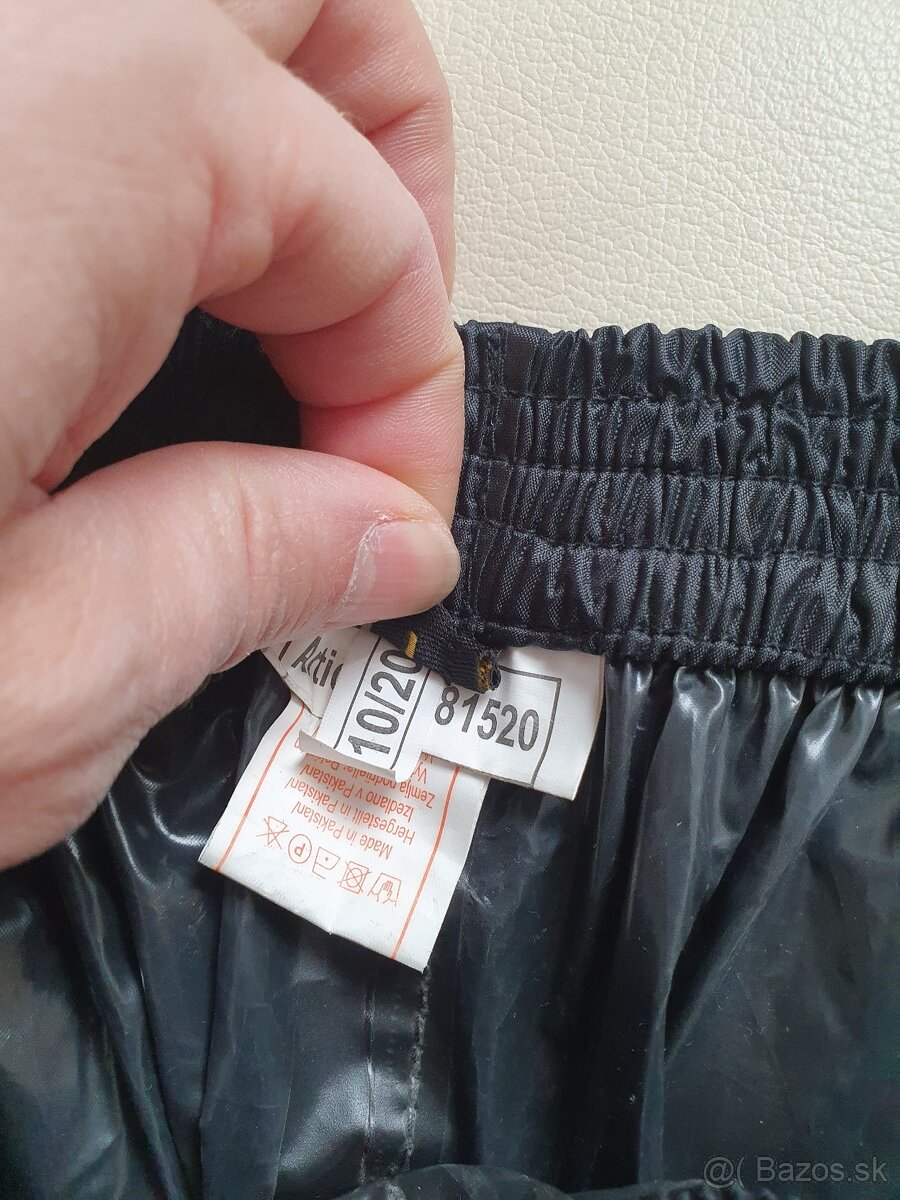 Modeka nohavice do dažďa – čierne, veľkosť L - 4