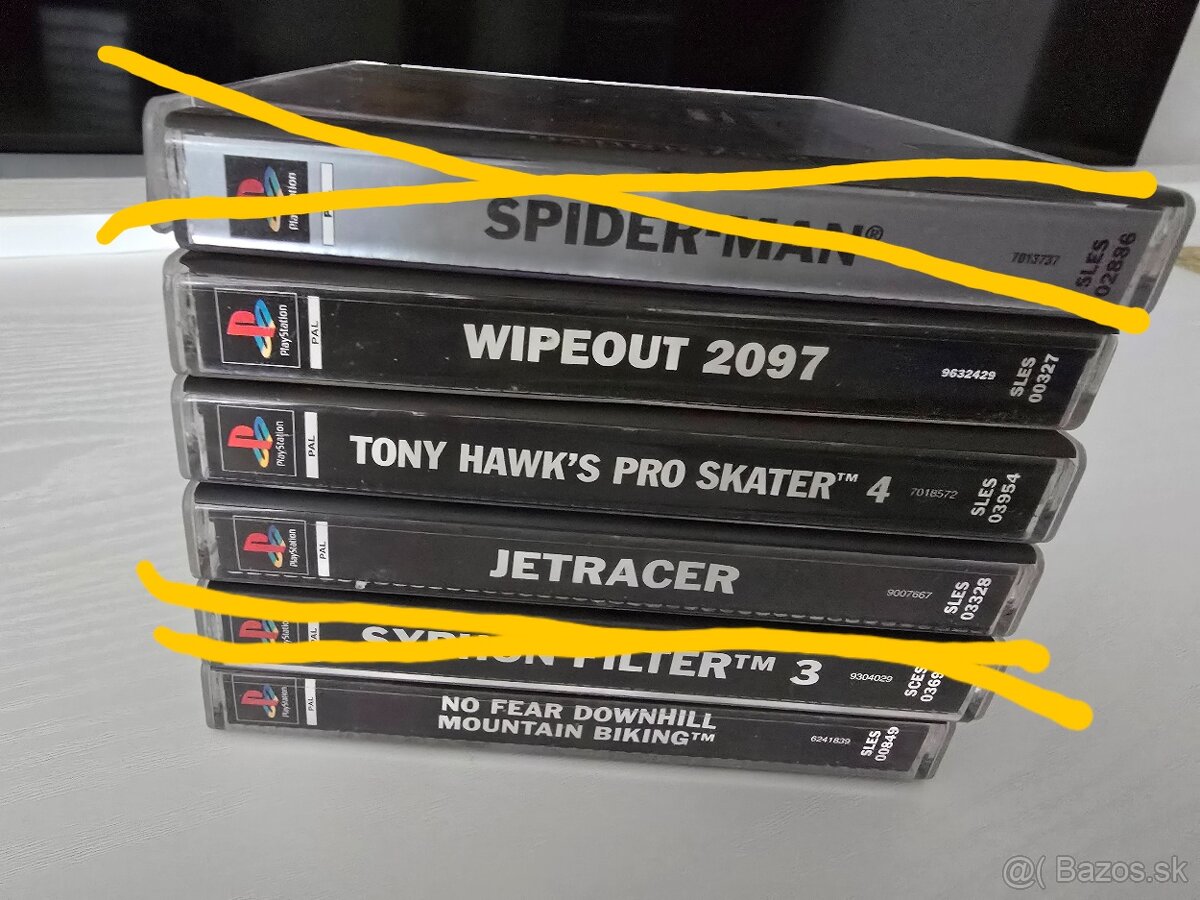 Prazdne krabice + knizky na PS1 hry kus 10e - 4