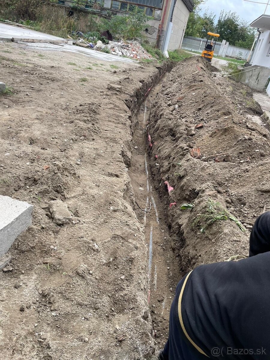 Vykopove prace Minibagrom - 4