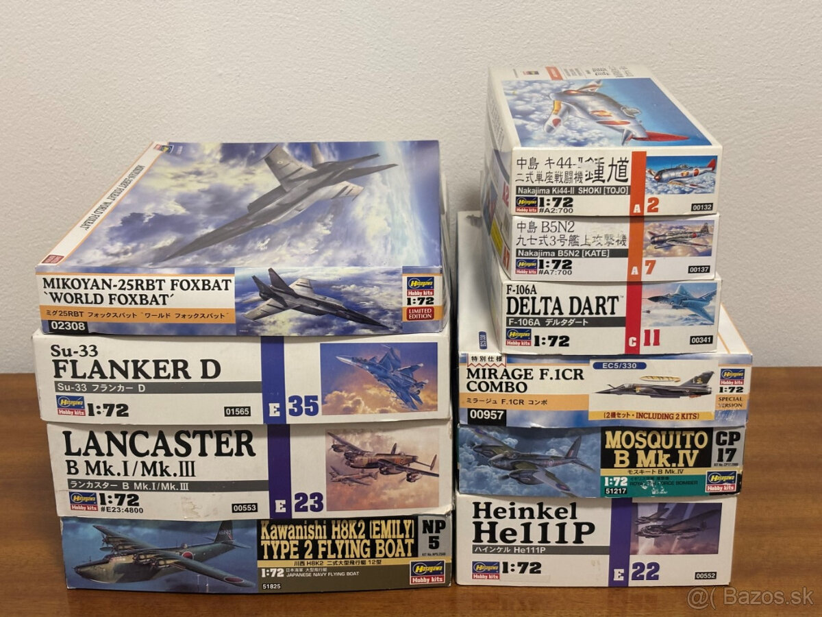 Plastikové modely lietadiel 1:72 a 1:144 - 4