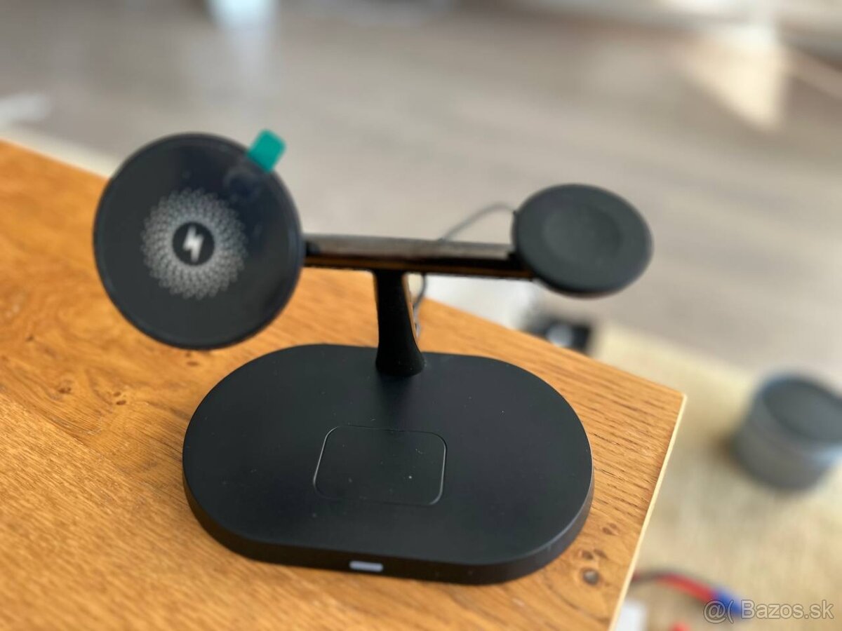 Bezdrôtová nabíjačka pre smartfón 3 v 1 (nová) - 4