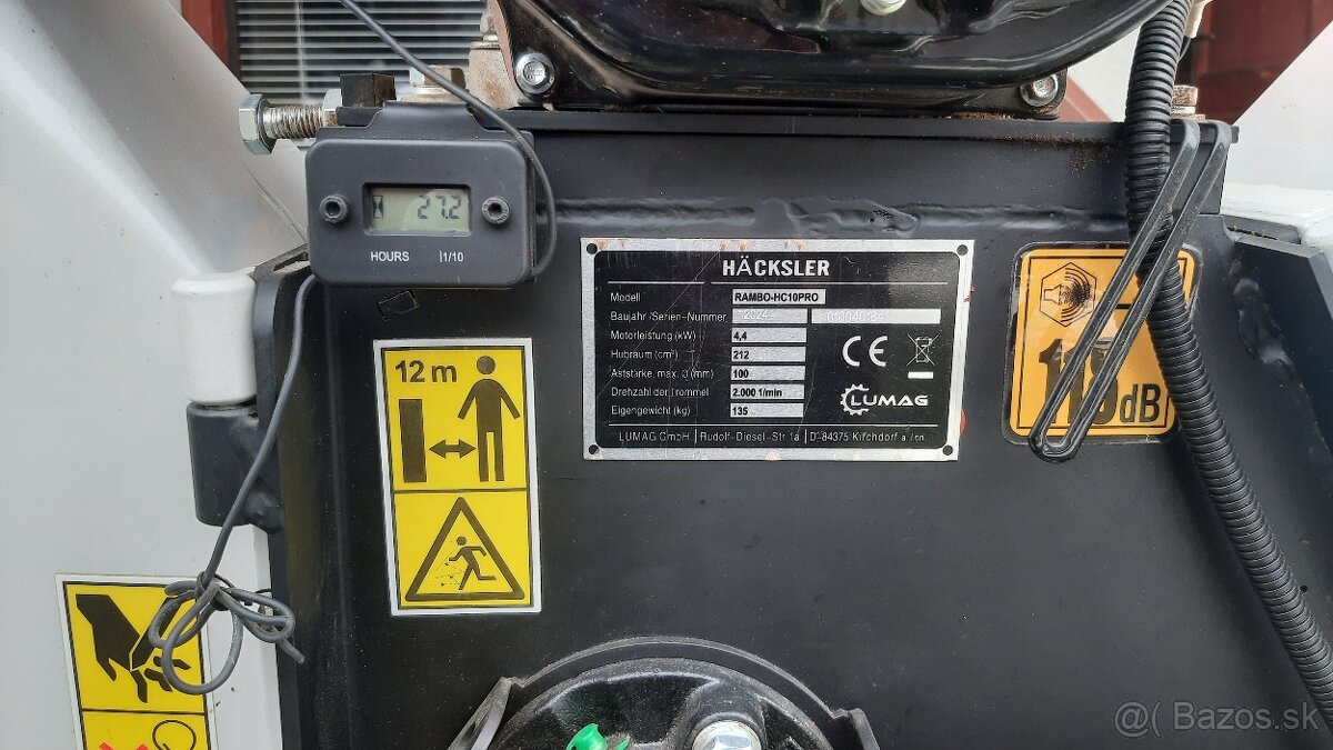 Štiepkovač Lumag Rambo HC10PRO - 4