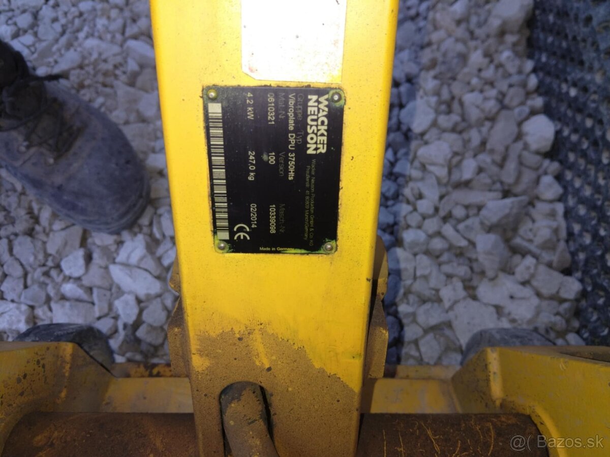Vibrační deska Wacker neuson DPU-3750Hts - 4